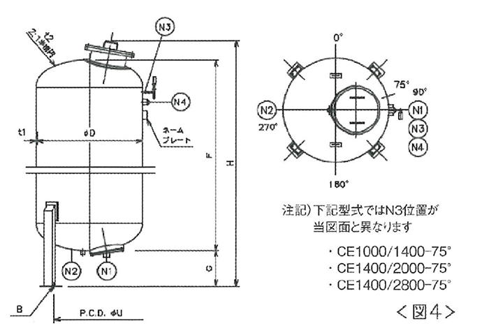 ステンレス製 仕様例 図4