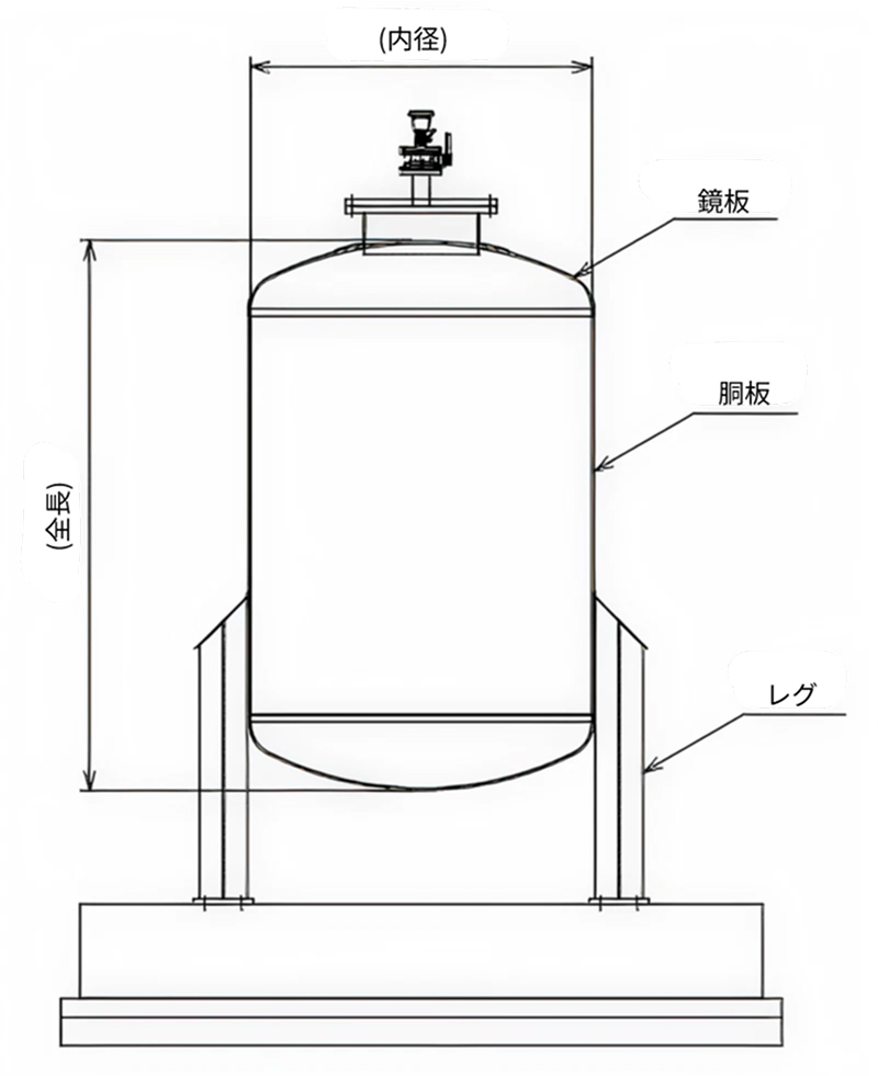 貯水機能付給水管の竪形仕様
