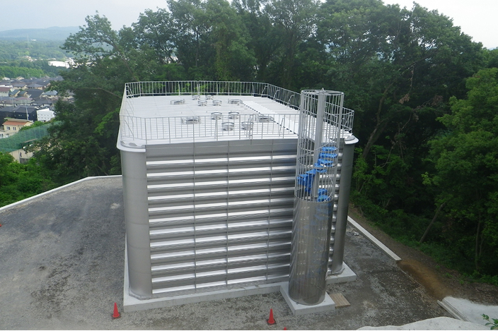 一体形タンク完成