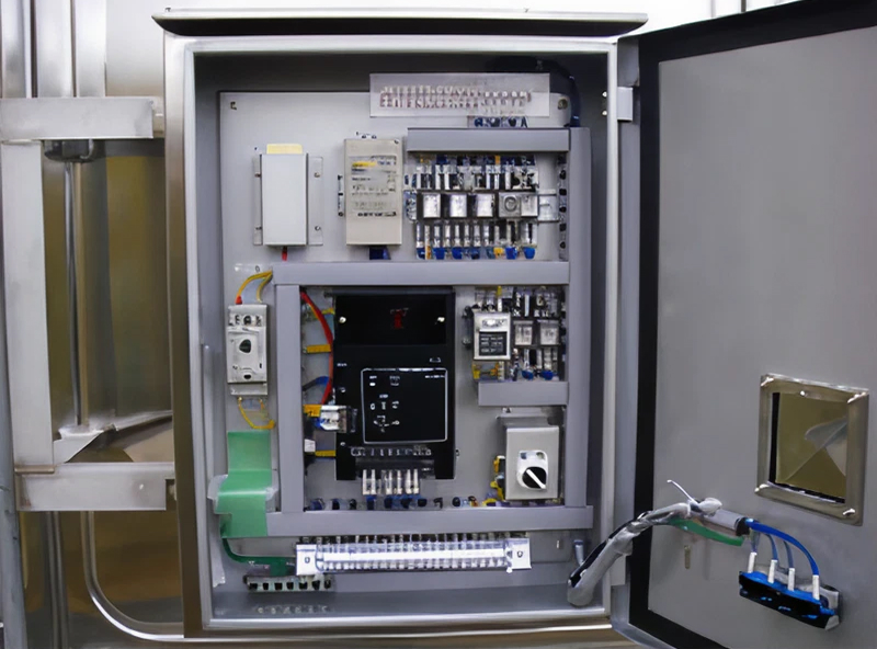 サイフォン式遮水システムの制御盤